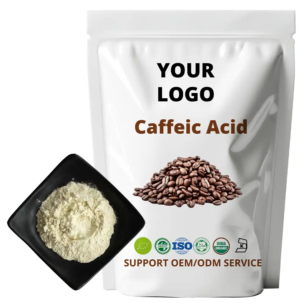 How is Caffeic acid powder used in nutraceuticals?